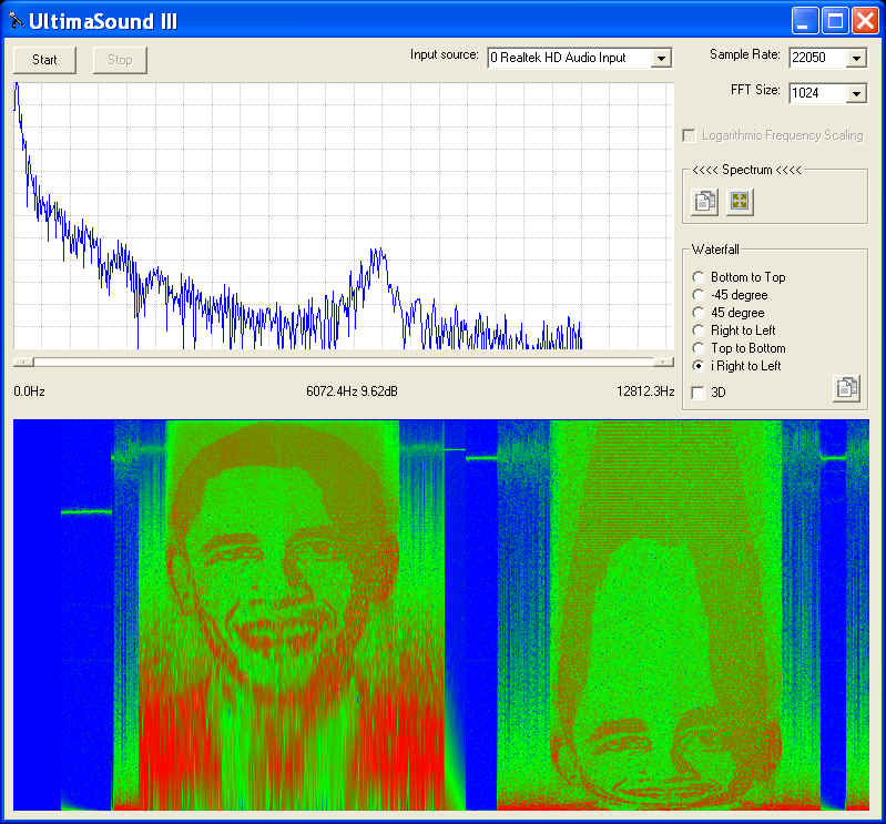 music spectrograph windows